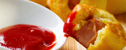 Cheddar Corn Dog Muffins