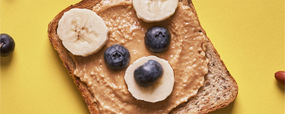 Berry Peanut Butter & Banana Sandwiches