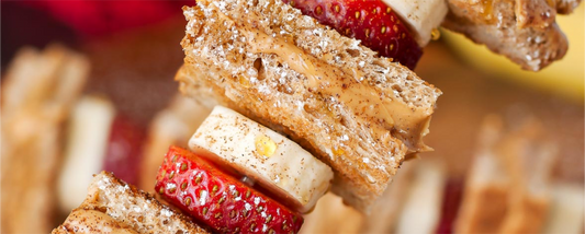 Peanut Butter & Jelly on a Stick