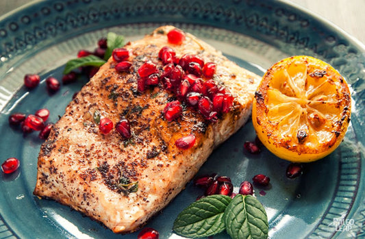 Pomegranate-Glazed Salmon