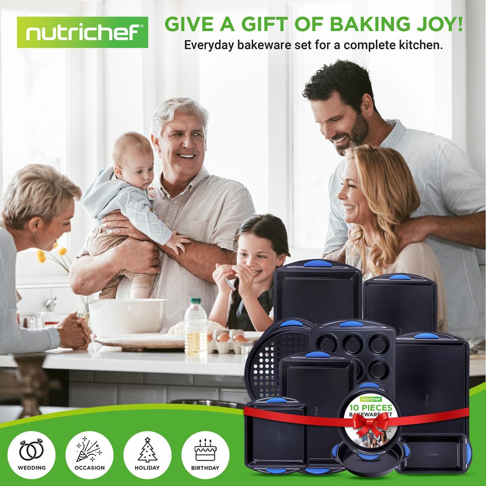 10pc nonstick bakeware set
