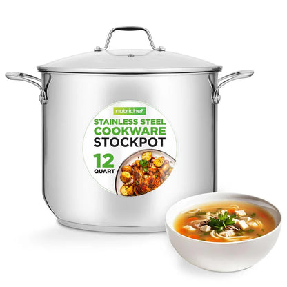 12qt stainless steel stockpot