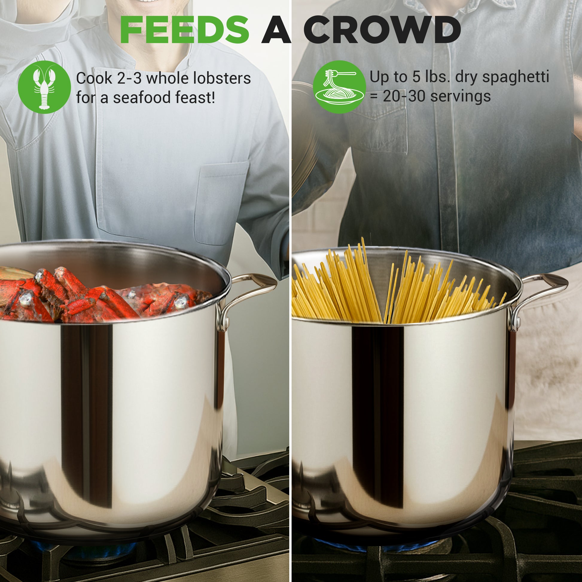 15qt stainless steel stockpot