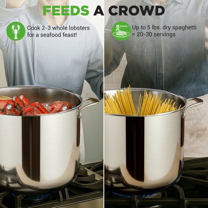 15qt stainless steel stockpot