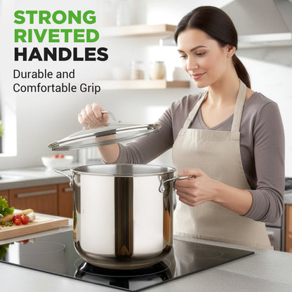 15qt stainless steel stockpot