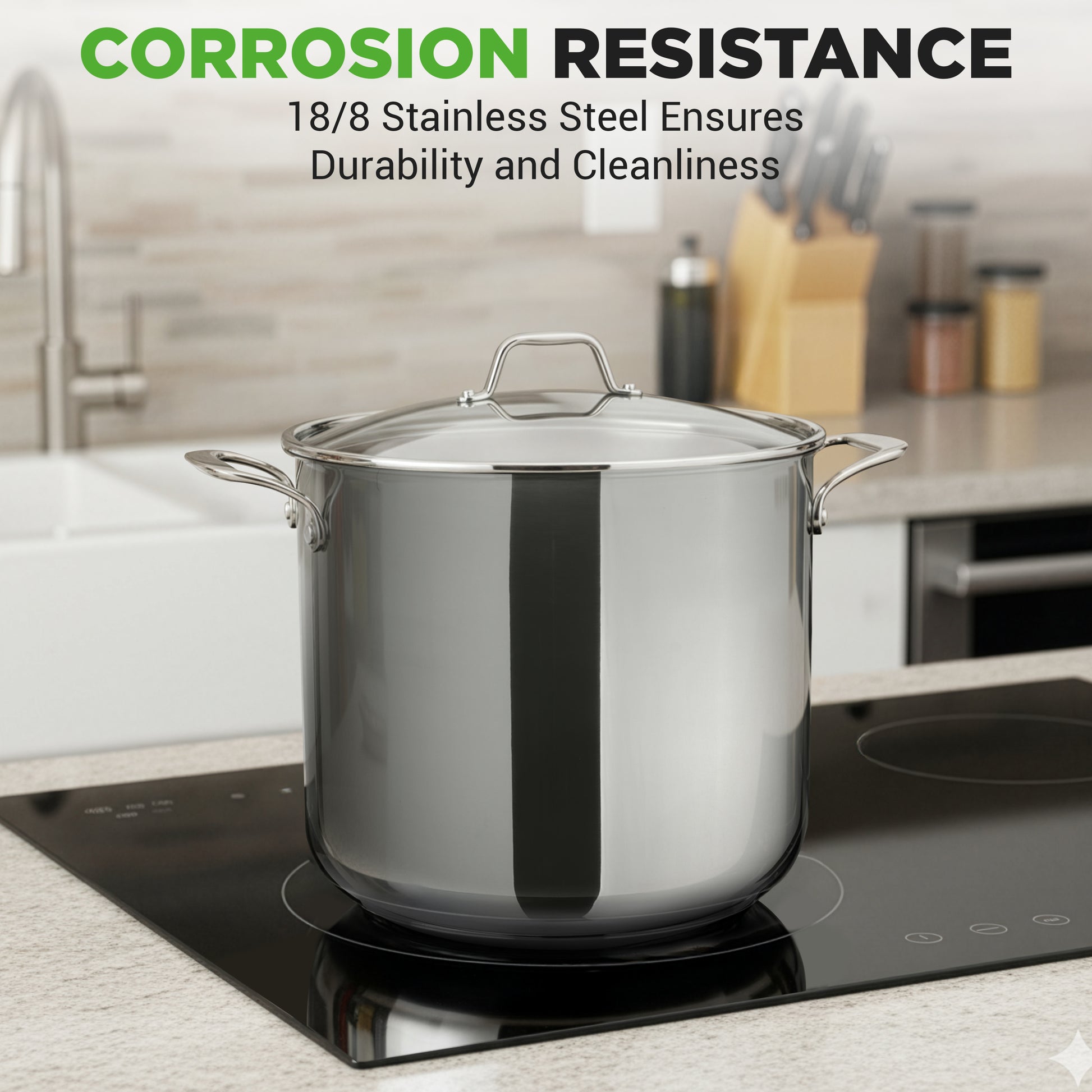 15qt stainless steel stockpot