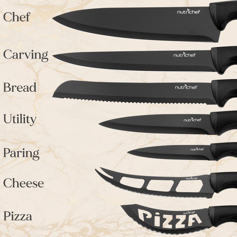 17pc knife set