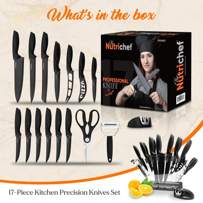 17pc knife set