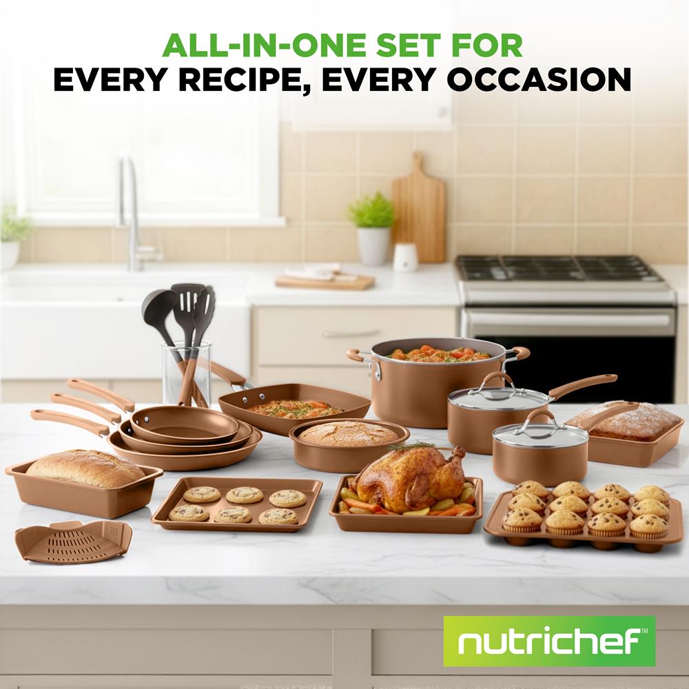 20pc nonstick cookware set