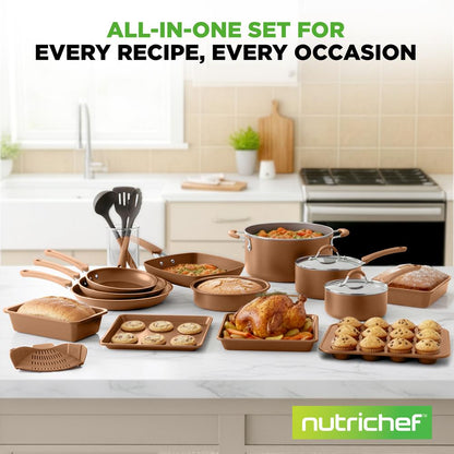20pc nonstick cookware set