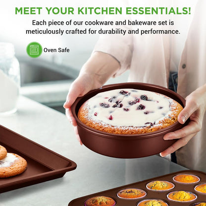 20pc nonstick cookware set