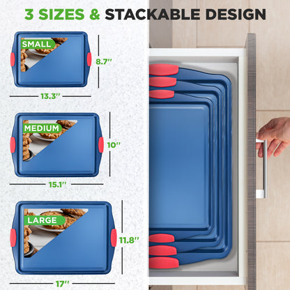 3pc baking sheets