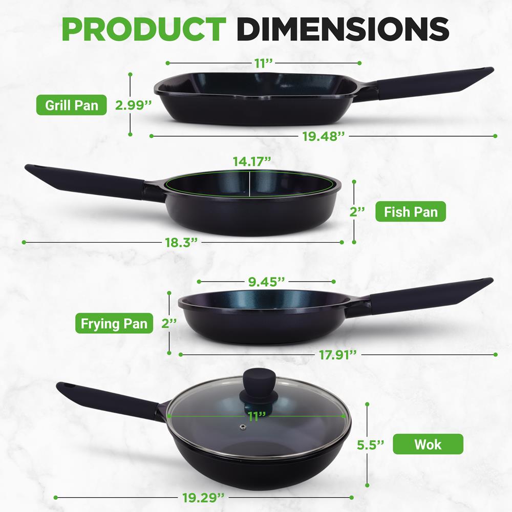 5pc pan set
