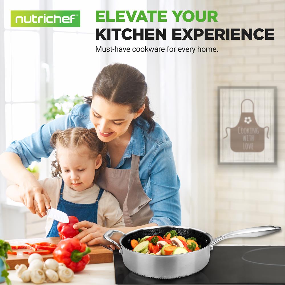 8pc stainless steel cookware set