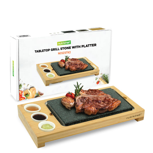 Tabletop Grill Stone with Platter