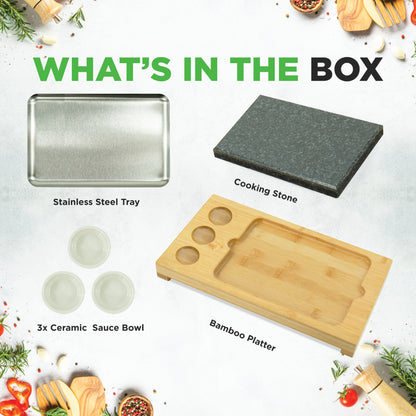 Tabletop Grill Stone with Platter