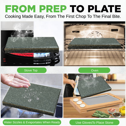 Tabletop Grill Stone with Platter