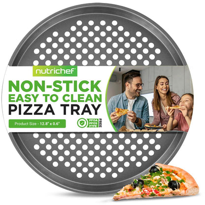 Moule à pizza antiadhésif - Revêtement gris antiadhésif de luxe à l'intérieur et à l'extérieur, compatible avec le modèle : Ncbs10S (Gris) 