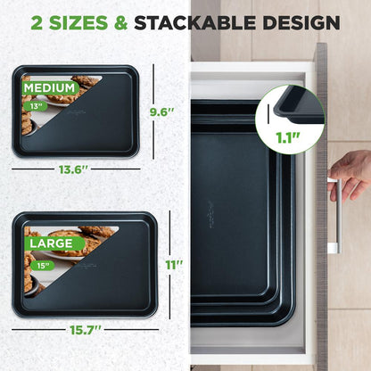 Nonstick Cookie Sheet Baking Pan - NC2TRBU.5