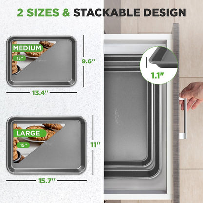 Nonstick Cookie Sheet Baking Pan - NC2TRGY.5