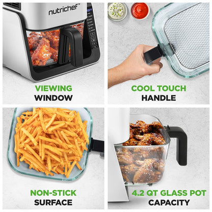 Friteuse électrique à air et grill - NCAF538TW 