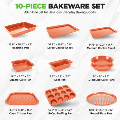 10 pc bakware set