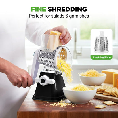 Rotary Cheese Grater - NCCHS3DRBK