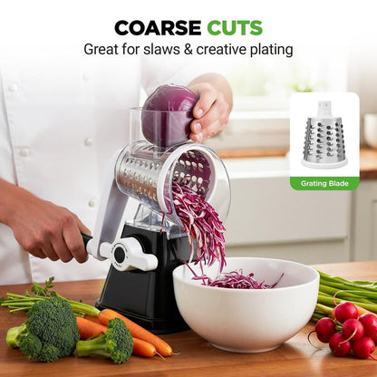 Rotary Cheese Grater - NCCHS3DRBK