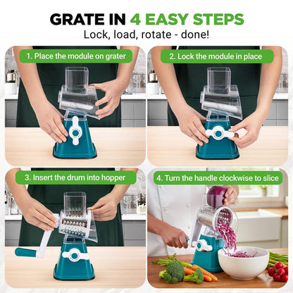 Rotary Cheese Grater - NCCHS3DRGN
