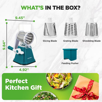 Rotary Cheese Grater - NCCHS3DRGN