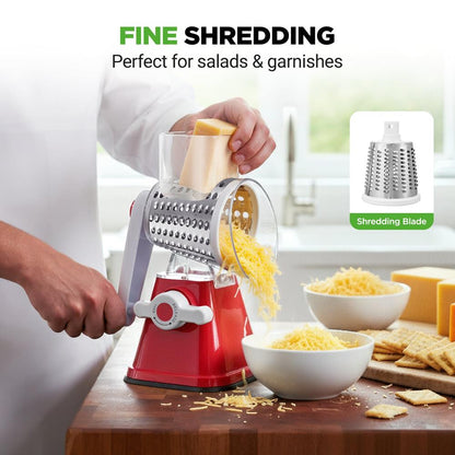 Rotary Cheese Grater - NCCHS3DRRD