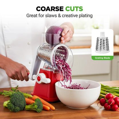 Rotary Cheese Grater - NCCHS3DRRD