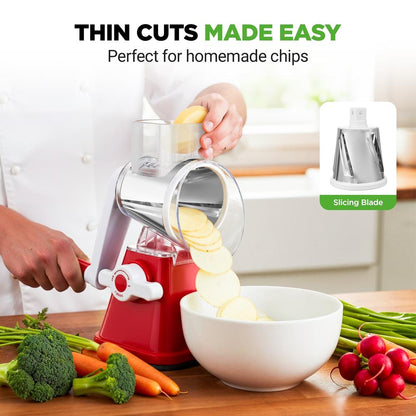 Rotary Cheese Grater - NCCHS3DRRD