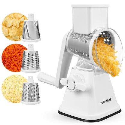 Rotary Cheese Grater - NCCHS3DRWH