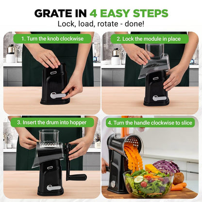 Rotary Cheese Grater - NCCHS5BLDBK