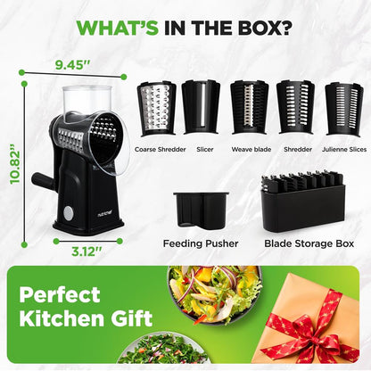 Rotary Cheese Grater - NCCHS5BLDBK