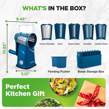 Rotary Cheese Grater - NCCHS5BLDBL