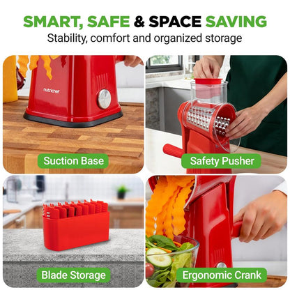 Rotary Cheese Grater - NCCHS5BLDRD