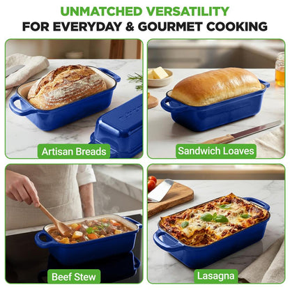 Cast Iron Loaf Pan - NCCIELF2BL
