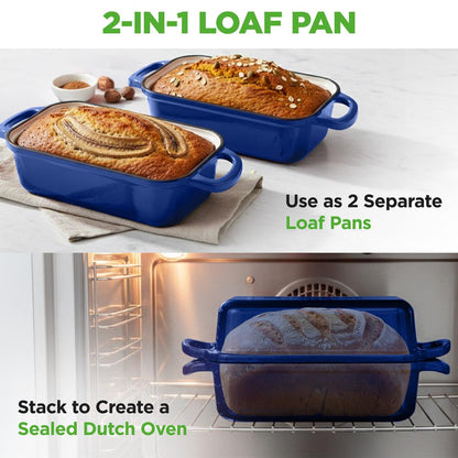 Cast Iron Loaf Pan - NCCIELF2BL