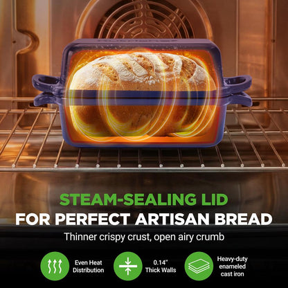 Cast Iron Loaf Pan - NCCIELF2BL