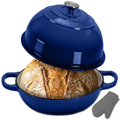 Cast Iron Dutch Oven For Sourdough Bread - NCCIERD6BL