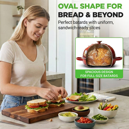 Cast Iron Dutch Oven For Sourdough Bread - NCCIERD6RD