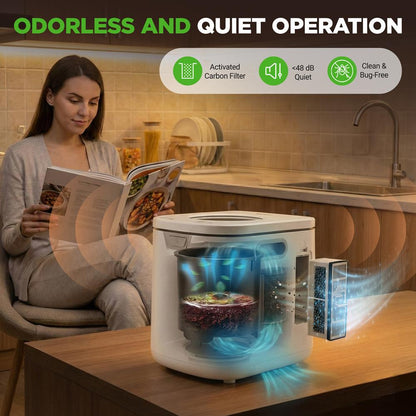Composteur de cuisine électrique - NCCMP4LWH 