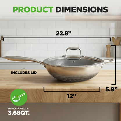 wok Dimensions