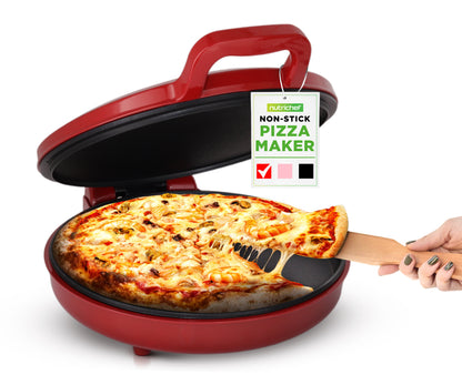 Countertop Pizza Maker Oven with Cool-Touch Handle and Spatula 33cm