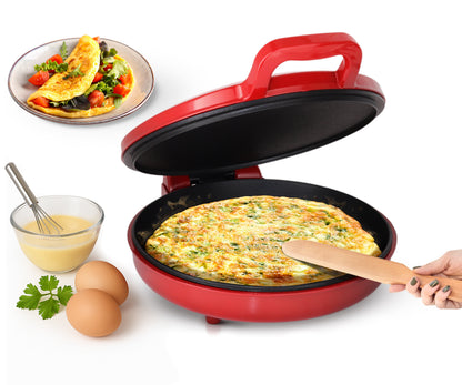 Countertop Pizza Maker Oven with Cool-Touch Handle and Spatula 33cm