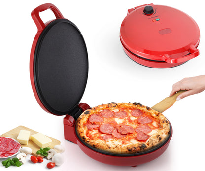 Countertop Pizza Maker Oven with Cool-Touch Handle and Spatula 33cm