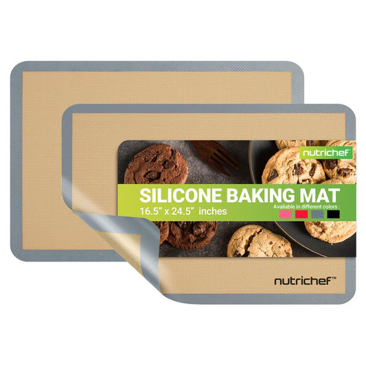 Silicone Baking Sheet - Reusable, Easy & Convenient, Nonstick Matt Used For Oven - (Grey)