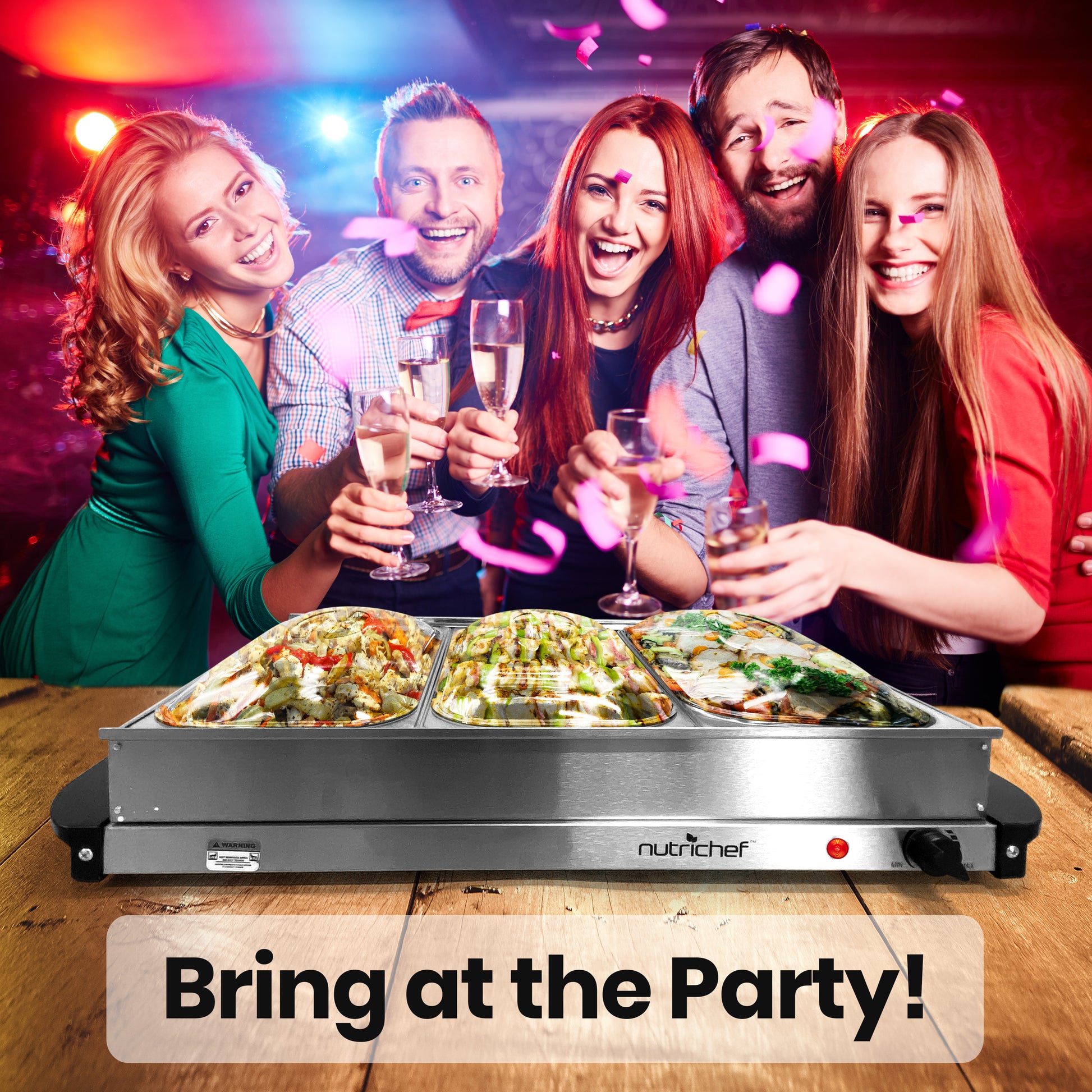 electric food warming tray